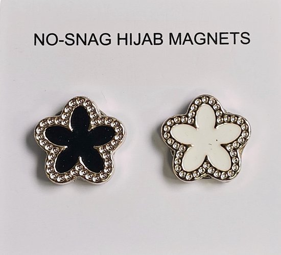 Fako Bijoux® - 2x Magnetische Broche - Hoofddoek Magneet - Sjaal - Hijab Accessoires - Abaya - 17mm - 2 Stuks - Star