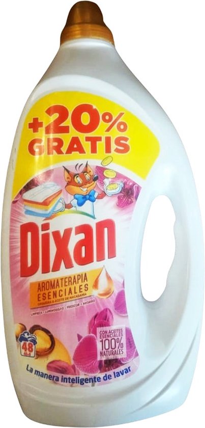 Dixan - Aromatherapy Sensual Freshness - Vloeibare Wasmiddel - 2,4L - 48 Wasbeurten