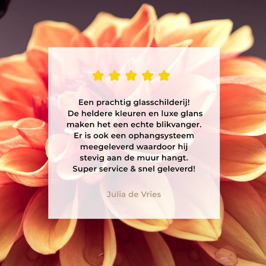 MuchoWow® Peinture sur verre - Fleurs - Chrysanthème - Macro - Plantes - 80x120 cm - Peintures sur verre acrylique - Photo sur Glas