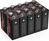 Ansmann Ansmann industriële alkaline batterijen - 10 x 9 V blokbatterijen 6LR61