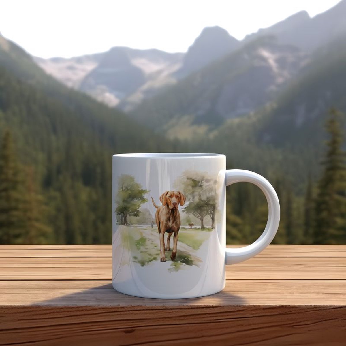 Mok Vizsla | Beker Vizsla cadeau voor hondliefhebber, puppy liefde