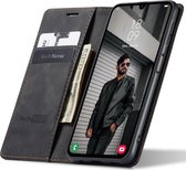 Hoesje geschikt voor Samsung Galaxy A24 4G / 5G - Book Case Leer Slimline Zwart