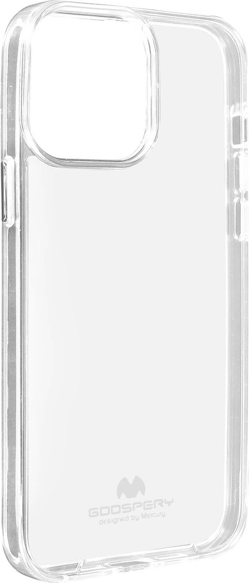 Hoes geschikt voor iPhone 13 Pro Max Glimmend Siliconengel Mercury Transparant