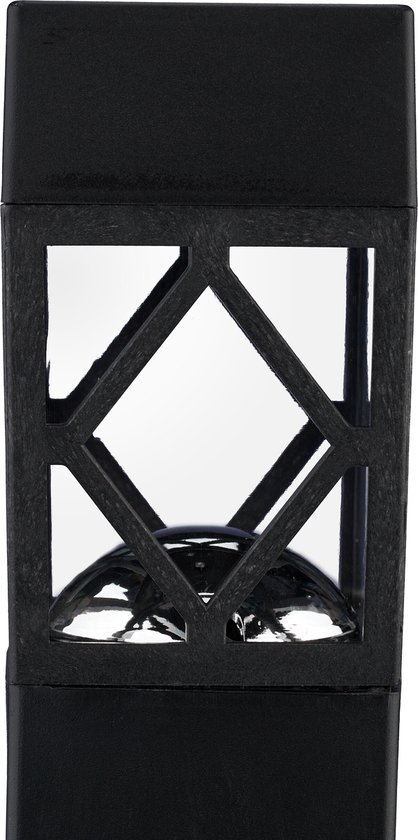 Lampes de jardin solaires Relaxdays - lot de 8 - blanc froid - étanche - capteur crépusculaire - 41x6x6 cm - noir - Pack de 8