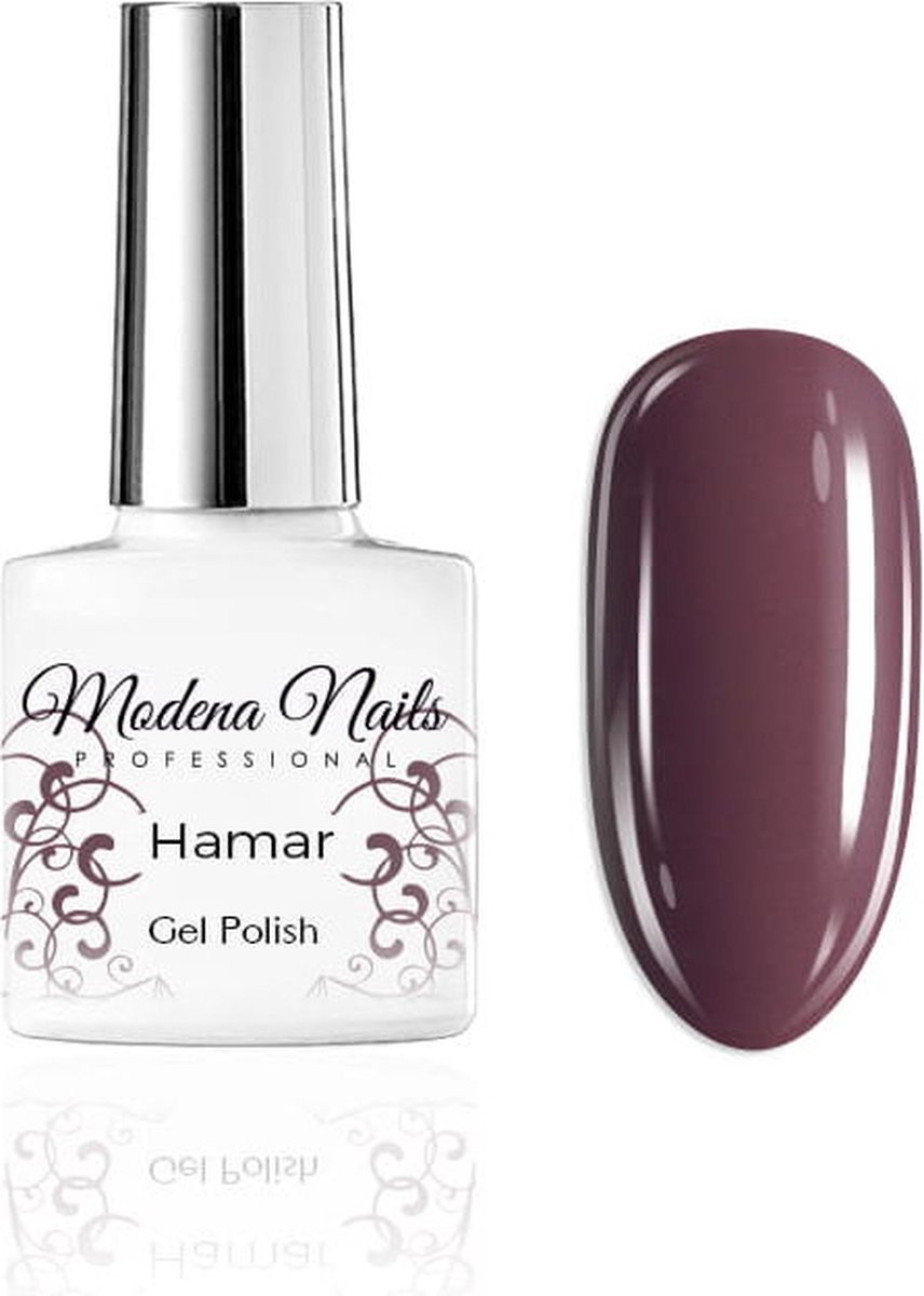 Modena Nails Gellak Autumn/Winter - Hamar 7,3ml. - Bruin - Glanzend - Gel nagellak - Gel nagellak