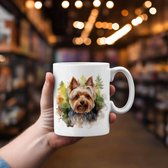 Mok Yorkshire Terrier Beker cadeau voor haar of hem, kerst, verjaardag, honden liefhebber, zus, broer, vriendin, vriend, collega, moeder, vader, hond