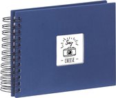 Hama Fine Art spirale bleu 24x17 50 pages noires 90152