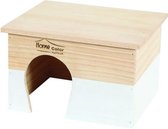 Zolux knaagdierhuis home nesting recht wit 28x23x17,5 cm