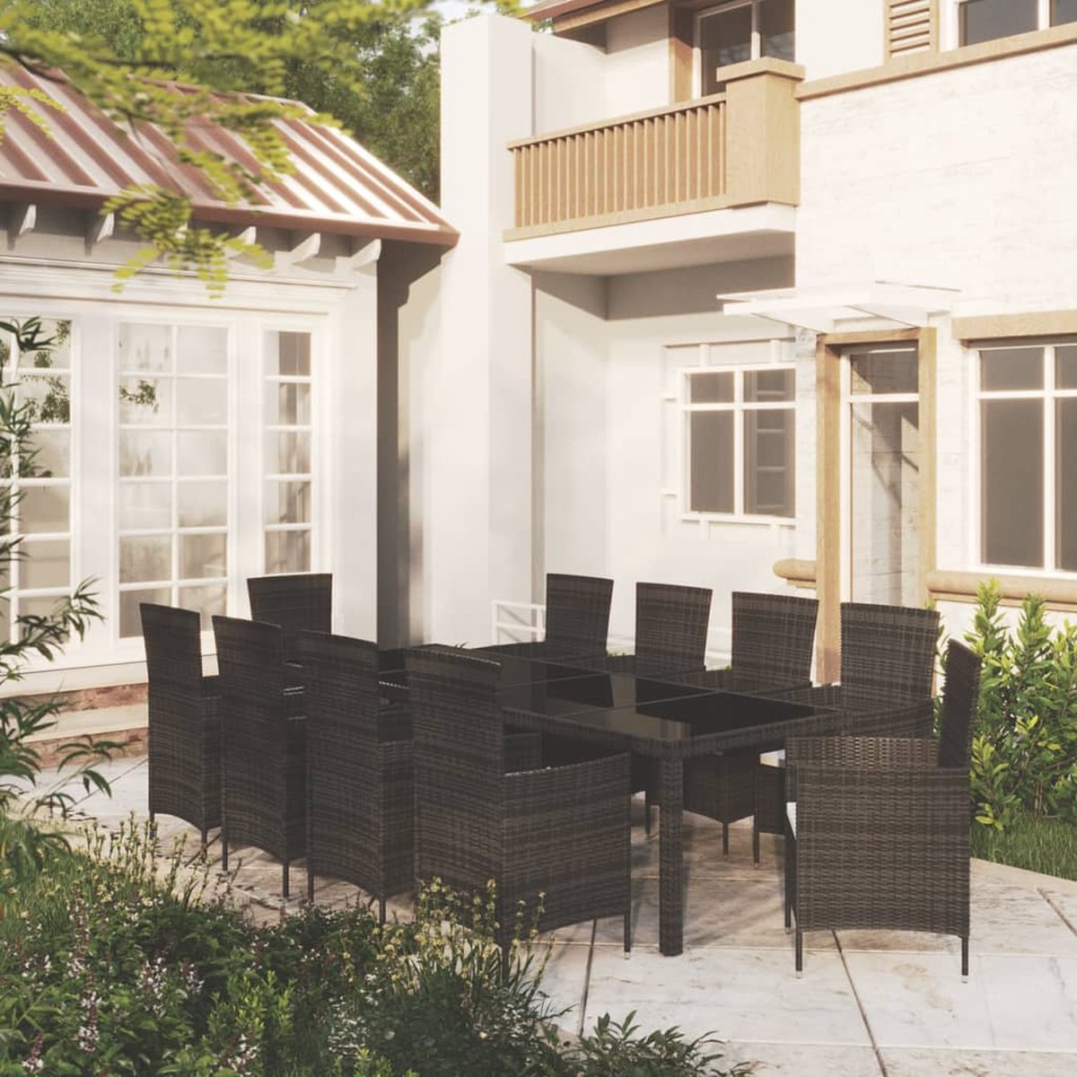 Funda Muebles Exterior Impermeable 90x90x40cm/LxWxH Funda Para Mesa