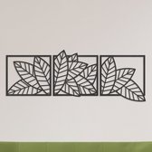 Wanddecoratie | Bladeren 3-luik - M (40x107cm)