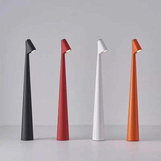 Idena 50156 LED Tischlampe Touch Fado dimmbare Nachttischlampe mit USB-C Lampe für Innen