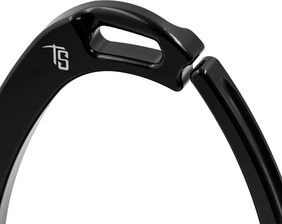 Tech Stirrups Étriers Venice Plus EVO Noir/Rouge