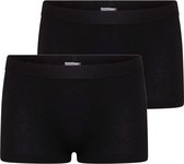 Beeren 2-pak Comfort feeling katoen meisjes boxershort - - Meisjes ondergoed - Meisjes onderbroek - 164 - Zwart