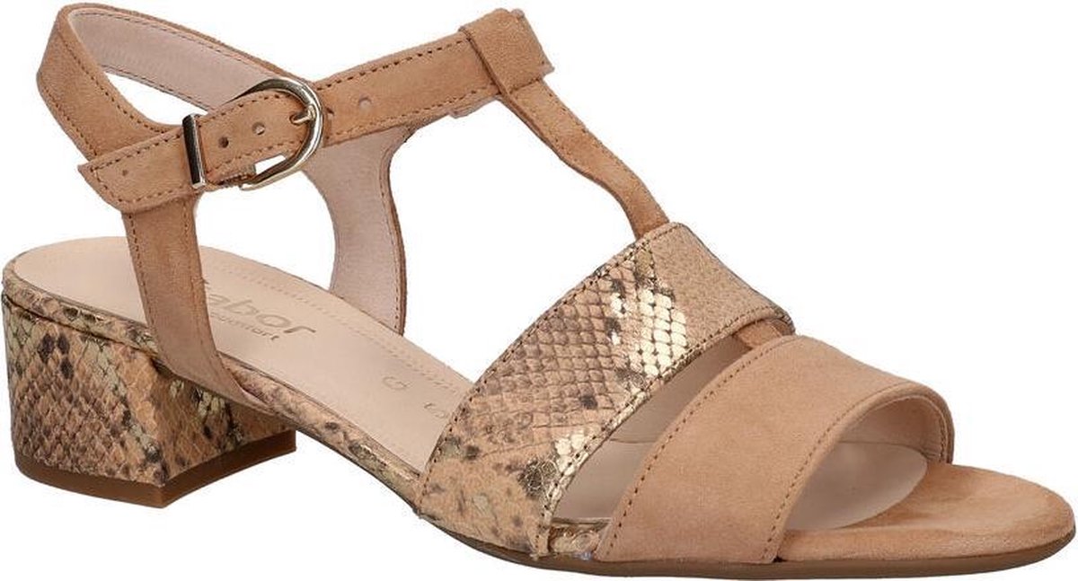 Gabor -Dames camel sandalen