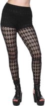 Banned Legging -S- FUTURE FLAPPER LEGGINGS Zwart