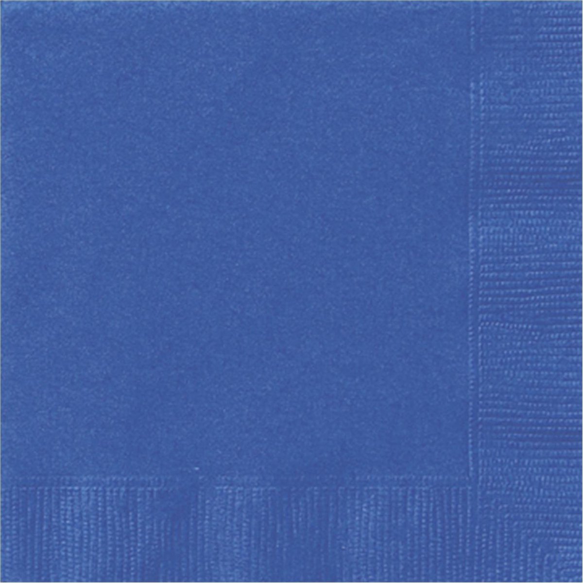 UNIQUE - 20 blauwe papieren servetten