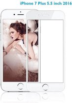 iPhone 8 Plus / 7 Plus 5.5 inch Anti-Scratch Full Screen Coverage Tempered Glass - Wit