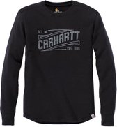 Carhartt Tilden Graphic Zwart Long Sleeve Shirt M