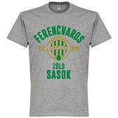 Ferencvaros Established T-Shirt - Grijs - XXXL