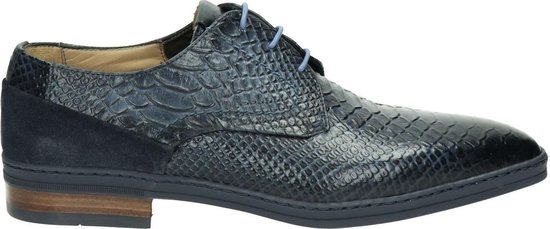 Giorgio Anaconda heren veterschoen - Blauw - Maat 41 | bol.com