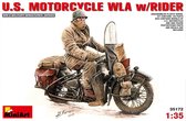 Miniart - U.s.motorcycle Wla With Rider (Min35172)