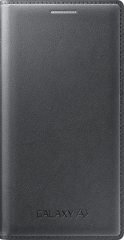 Samsung flip cover - Zwart/Grijs - voor Samsung Galaxy A3 (2015-editie)