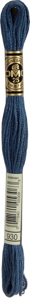 DMC Borduurgaren-930 Grijs/Blauw