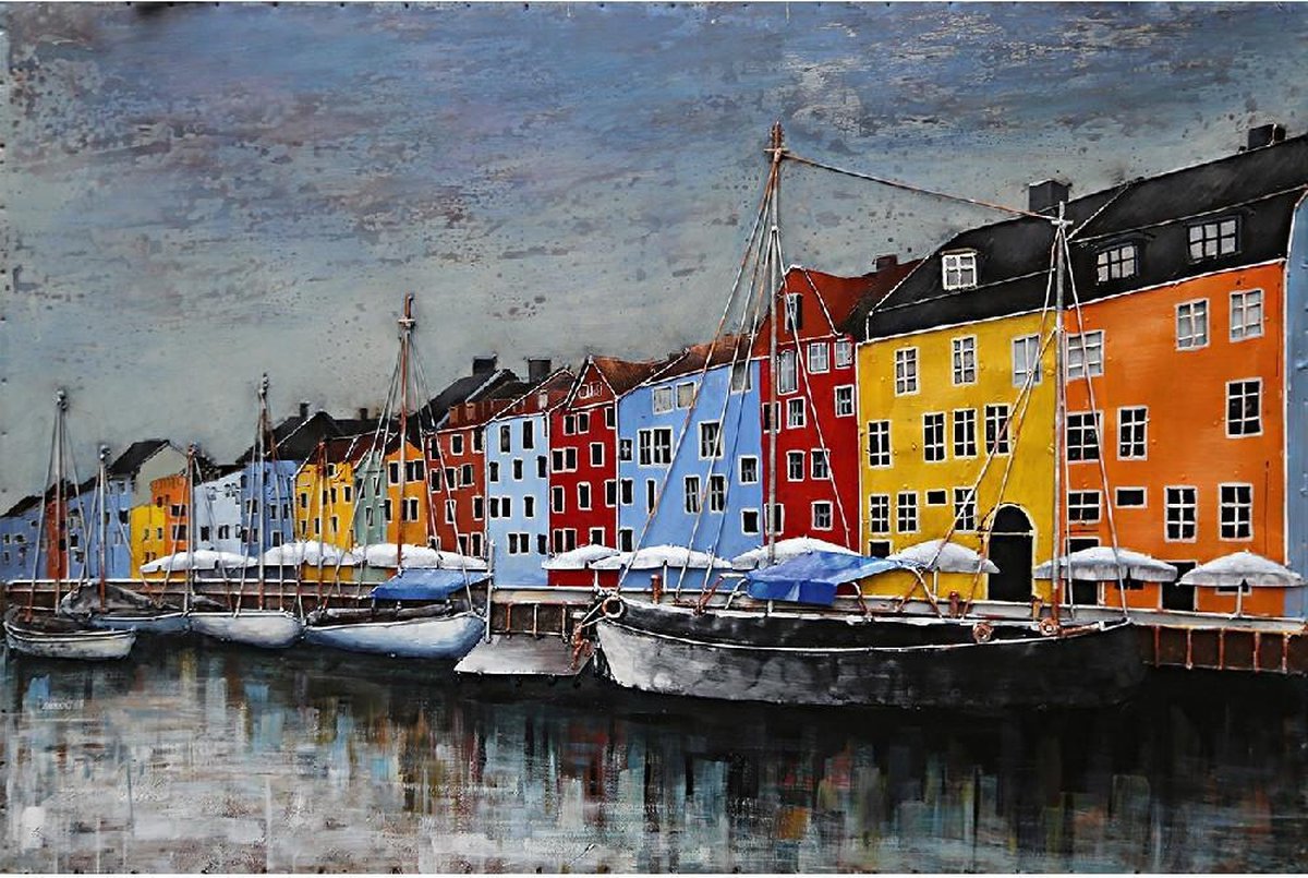 3d Schilderij Metaal Aangemeerd 120x80cm | Schilderijen | 3d Schilderijen Metaal | 3d Schilderijen Metaal Maat 80x120cm | 80 X 120 | 1 Jaar Garantie