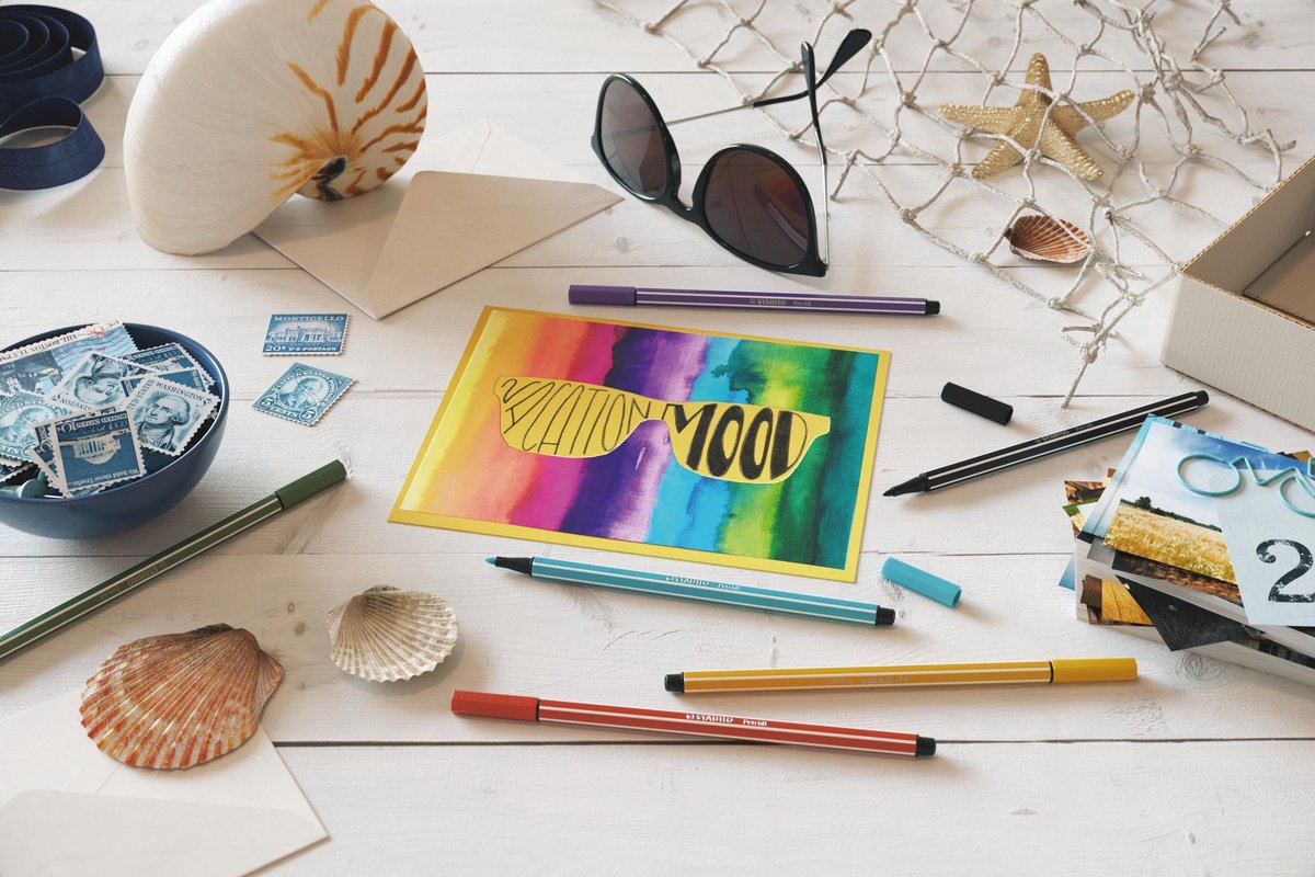 STABILO Pen 68 - Premium Viltstift - ARTY Set - Etui Met 24 Kleuren — afbeelding 3
