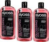 Syoss shampoo glossing ^ 500 ml 6 stuks