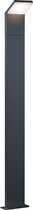 LED Tuinverlichting - Staand - Buitenlamp - Trion Pearly XL - 8W - Warm Wit 3000K - Waterdicht IP54 - Mat Antraciet - Aluminium