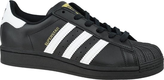 adidas Superstar J EF5398, Vrouwen, Zwart, Sneakers maat: 36 EU | bol.com