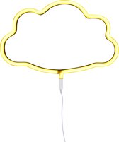 Neon stijl lamp: Wolk - geel| A Little Lovely Company