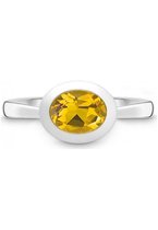 Quinn - Dames Ring - 925 / - zilver - edelsteen - 21400611