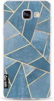 Casetastic Samsung Galaxy A5 (2016) Hoesje - Softcover Hoesje met Design - Dusk Blue Stone Print