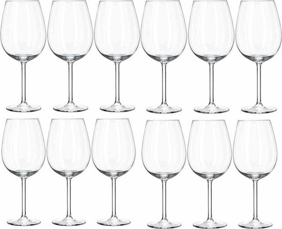 18x Luxe wijnglazen 330 ml Plaza - 33 cl - Wijn drinken - Wijnglazen van glas