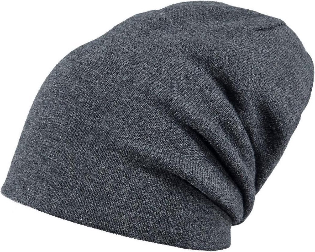 Barts Eclipse Beanie Dark Heather Unisex Muts Darkheather