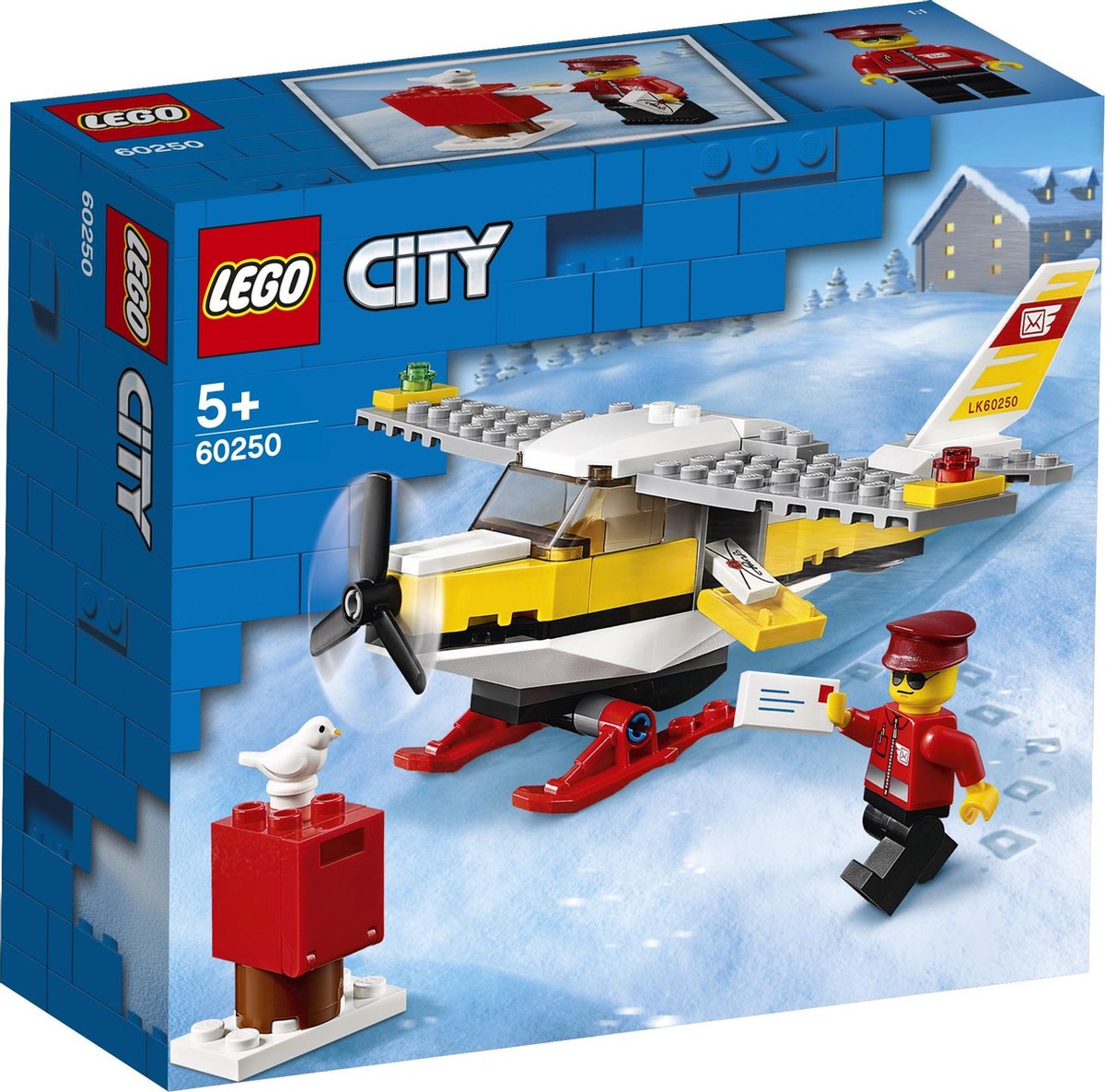 Wegversperring voorkant Tragisch LEGO City Postvliegtuig - 60250 | bol.com