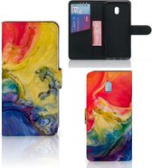 Xiaomi Redmi 8A Hoesje Watercolor Dark