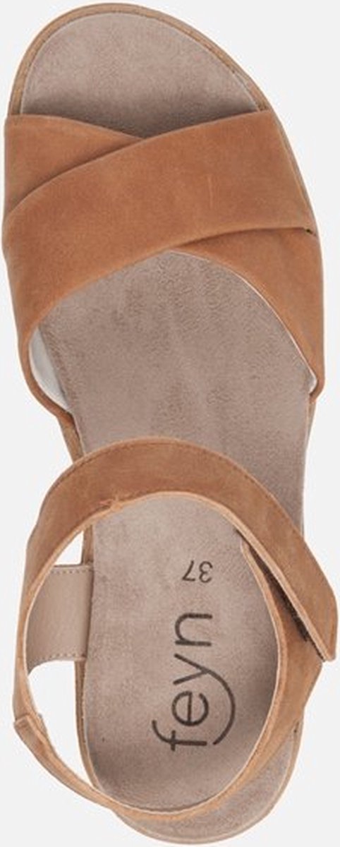 Feyn Sandalen cognac - Maat 36 | bol.com