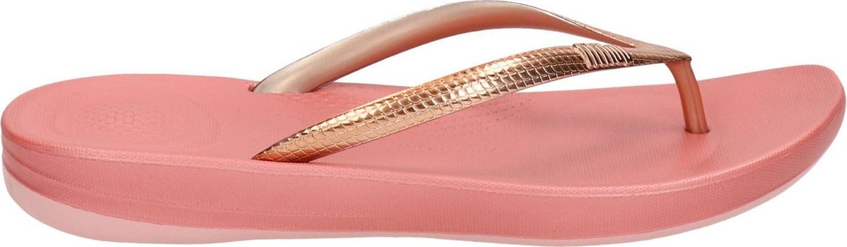 FitFlop ™ Vrouwen Rubber 80005056 Teenslipper Iqushion Mirror Brons