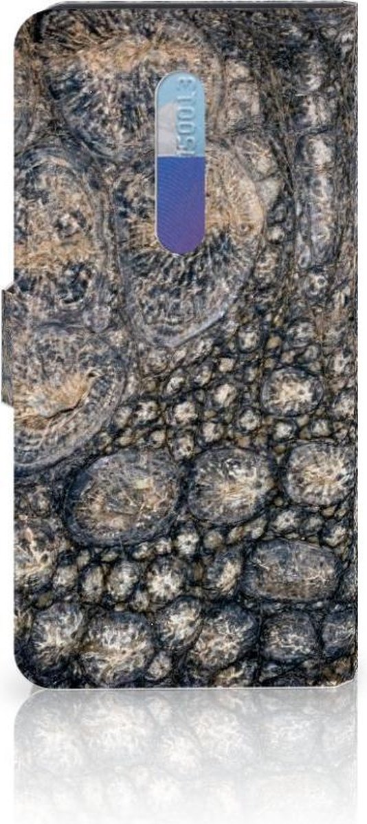 Xiaomi Redmi K20 Pro Telefoonhoesje met Pasjes Krokodillenprint
