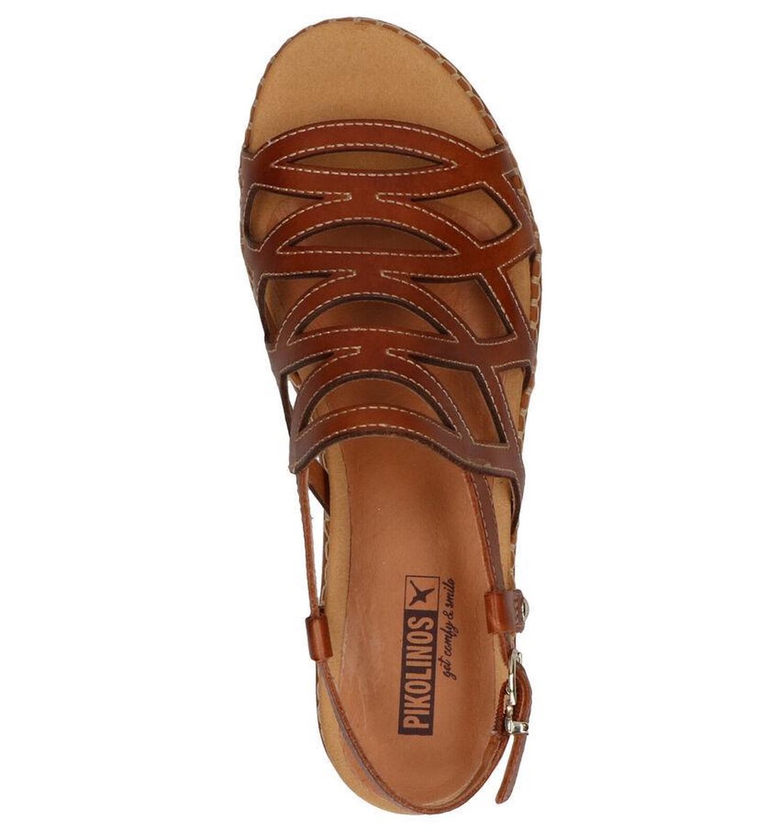 Pikolinos Women's Marazul Sandal - Calfskin Leather Strappy Summer Sandals 6 thumbnail image