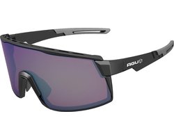 AGU Verve HDII - Sportbril - Fietsbril - UV400 HD lens - Anti-fog en hydrofoob - Inclusief wisselglazen - Frameloos of full-frame - Zwart