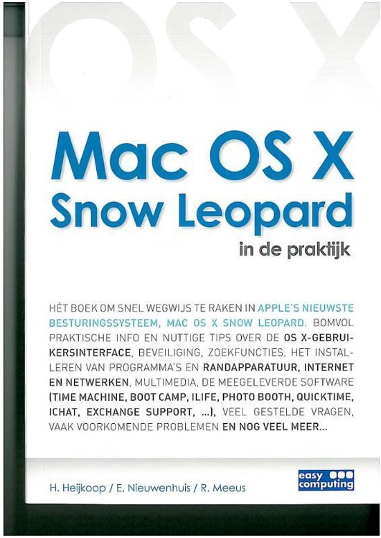 Cover van het boek 'Mac OSX Leopard' van Harry Heijkoop en Ronald Meeus