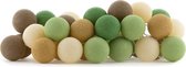 Cotton Ball Lights - Lichtslinger - 35 Cotton Balls - Forest Green