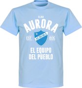 Club Aurora Established T-Shirt - Lichtblauw - M