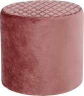 House Collection Velvet Poef Ø 34 cm Runa Roze