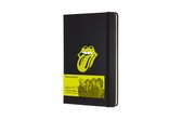 Moleskine Notizbuch - Rolling Stones, L/A5, Liniert, Hard Cover, Schwarz - Overig
