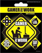 Gaming Gamer at Work vinyl set